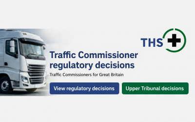 Traffic Commissioner regulatory decisions